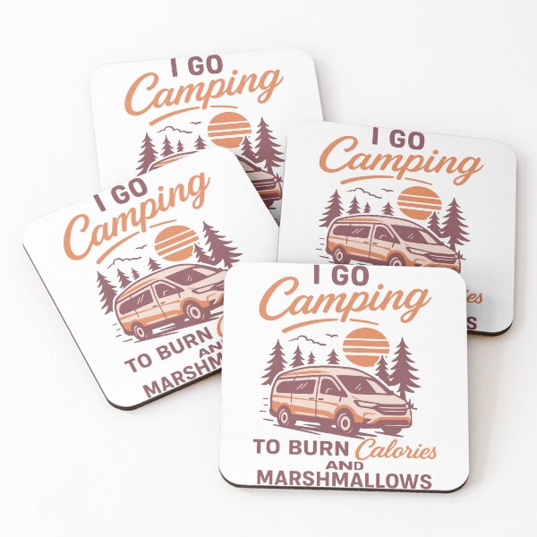 Item preview, I Go Camping To Burn Calories Camper Van Adventure designed and sold by LuminOrb.