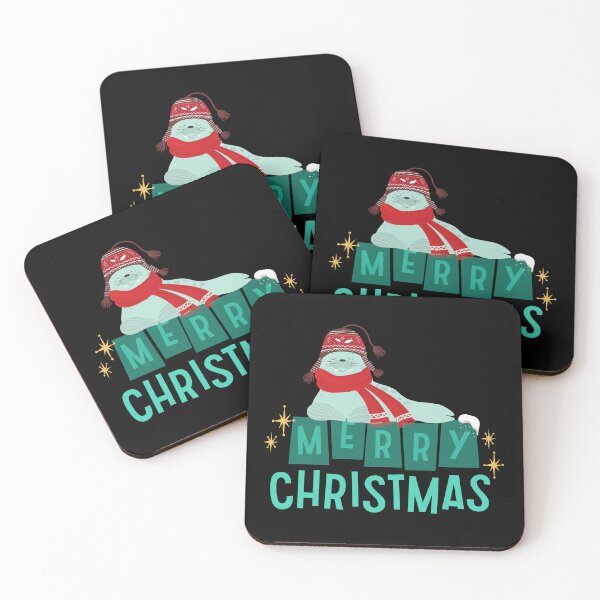 Item preview, Adorable Christmas Walrus - Cute Festive Holiday Animal Design designed and sold by TheBeeKindSpace.
