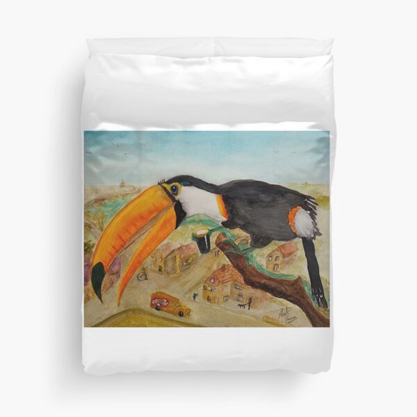 Olde Fashioned Toucan Duvet Cover