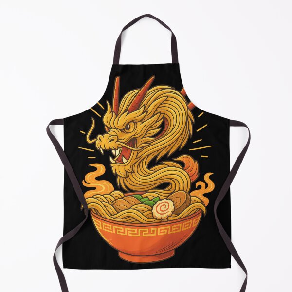 Item preview, Dragon Noodle Ramen Bowl Illustration designed and sold by haitrieuic96.
