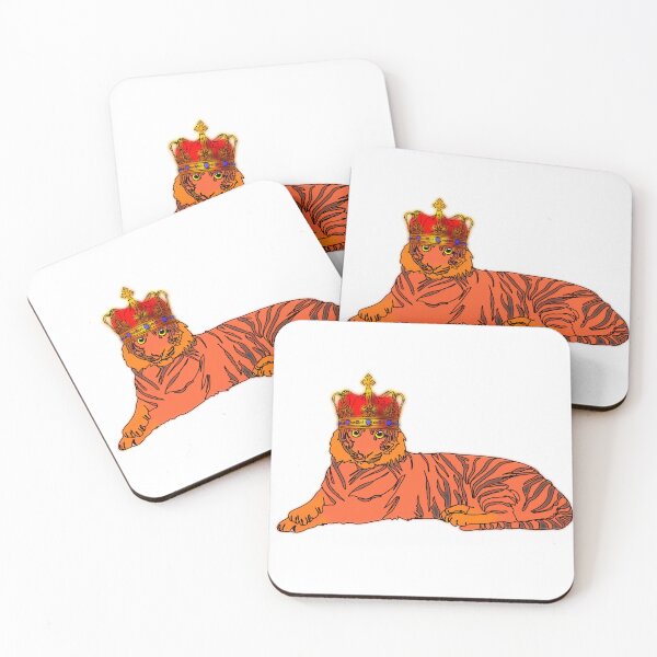 Item preview, Maple the Tiger Wearing Royal Crown – animalzinhats designed and sold by Ashley’sAnimalz.