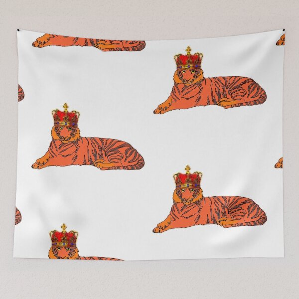 Item preview, Maple the Tiger Wearing Royal Crown – animalzinhats designed and sold by Ashley’sAnimalz.
