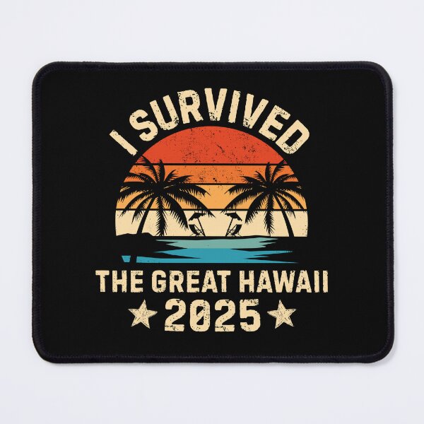Item preview, I Survived The Great Hawaii Tsunami of 2025 Retro Sunset designed and sold by Guess4best.
