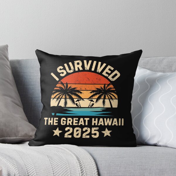 Item preview, I Survived The Great Hawaii Tsunami of 2025 Retro Sunset designed and sold by Guess4best.