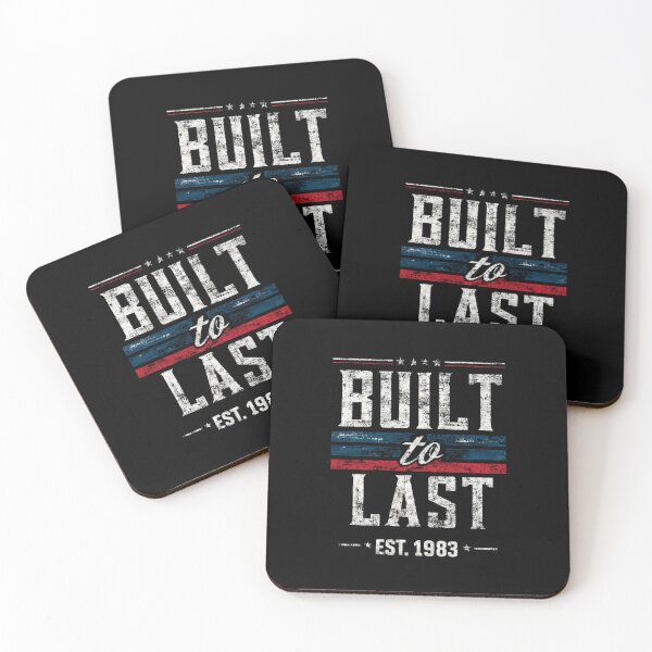 Item preview, Built To Last Est 1983 Tee Birthday designed and sold by Blurbean.