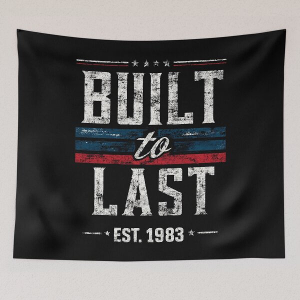 Item preview, Built To Last Est 1983 Tee Birthday designed and sold by Blurbean.