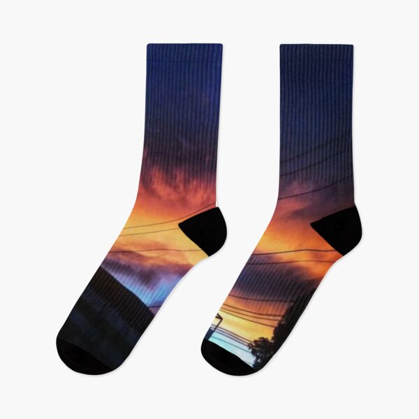 Item preview, Fire in the Sky – St Kilda Sunset designed and sold by SmashedApples.