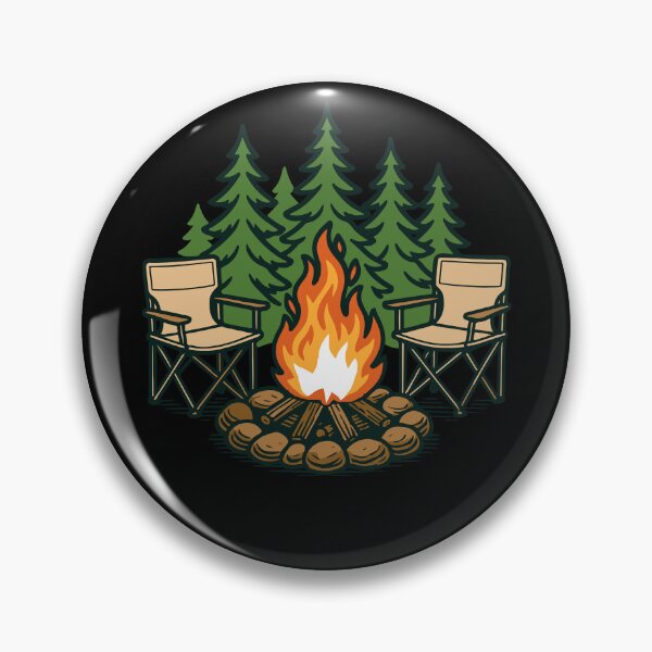 Item preview, Funny Camping Chairs Campfire Camper Adventure designed and sold by LuminOrb.