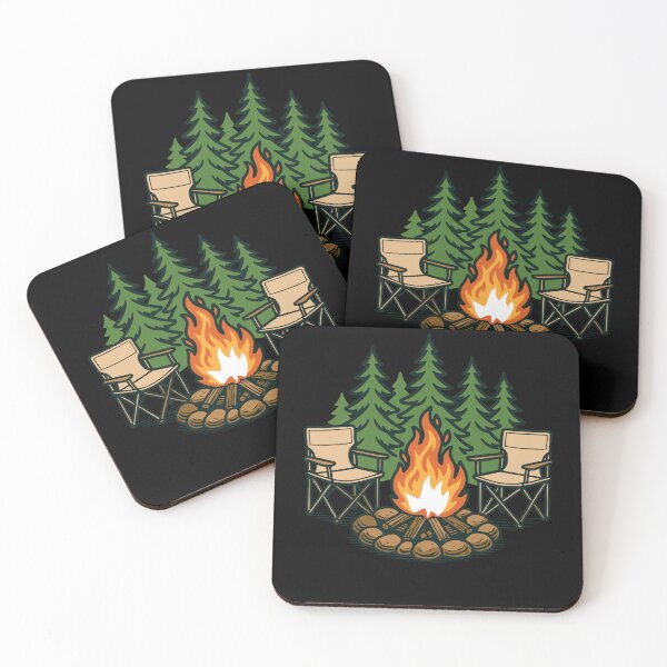 Item preview, Funny Camping Chairs Campfire Camper Adventure designed and sold by LuminOrb.