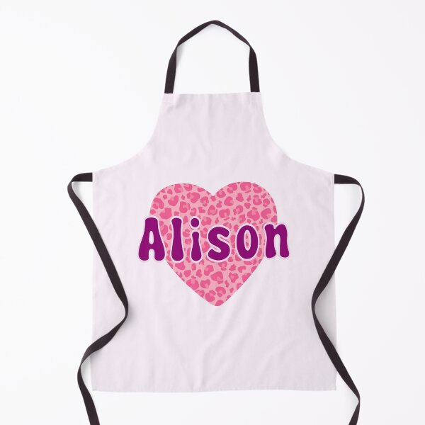 Item preview, Alison Name Pink Leopard Heart designed and sold by Jeallan Designs.