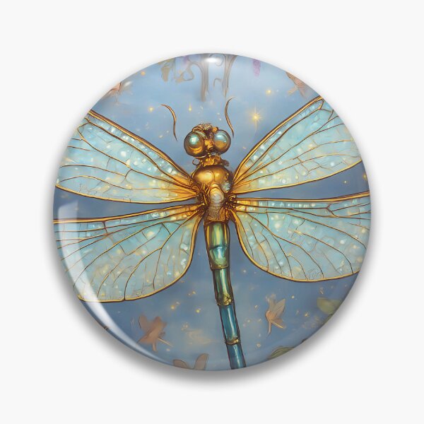 Item preview, Fairy Garden Dragonfly – Enchanted Victorian Fantasy Greeting by Randa Lee Creative designed and sold by Randa Lee Creative.