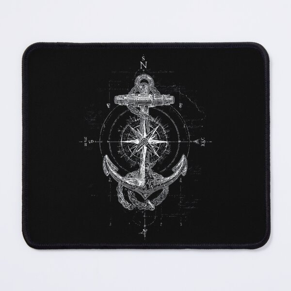 Item preview, Vintage Compass Rose Anchor Art designed and sold by Blurbean.