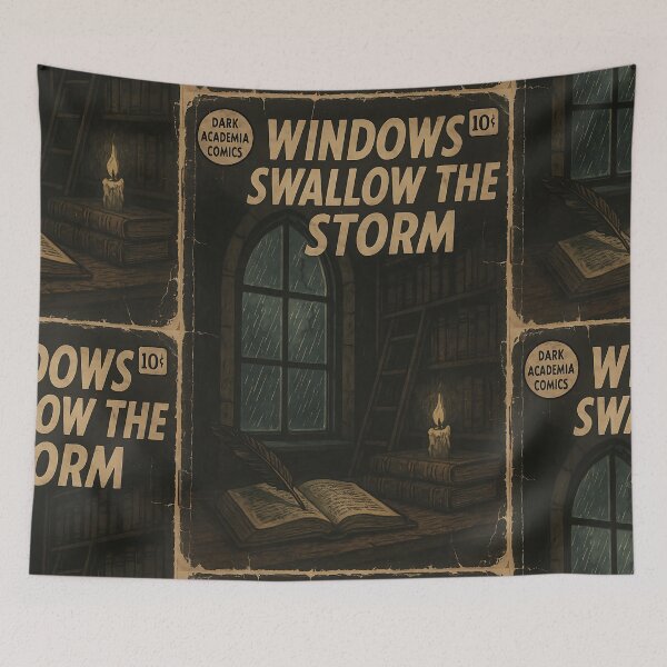 Item preview, Scholarly Dark Academia: Windows swallow the storm designed and sold by bapupa.