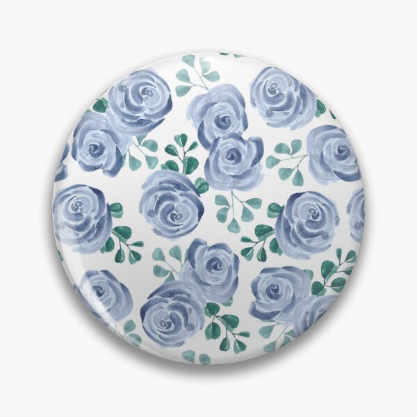 Item preview, soft watercolor blue​ roses designed and sold by upupupshop.