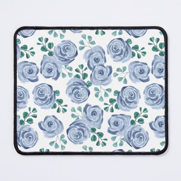 Item preview, soft watercolor blue roses designed and sold by upupupshop.