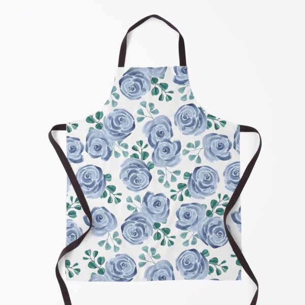 Item preview, soft watercolor blue roses designed and sold by upupupshop.