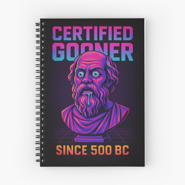 Item preview, Certified Gooner Since 500 BC – Neon Greek Statue Meme designed and sold by Enea Kelo.