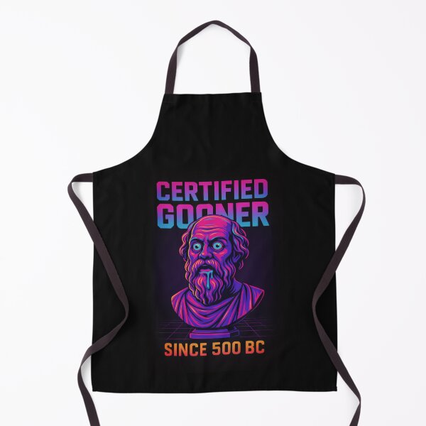 Item preview, Certified Gooner Since 500 BC – Neon Greek Statue Meme designed and sold by Enea Kelo.