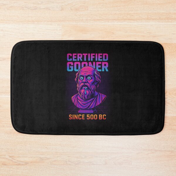 Item preview, Certified Gooner Since 500 BC – Neon Greek Statue Meme designed and sold by Enea Kelo.