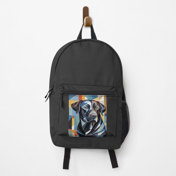 Item preview, Cubism Black Labrador – Abstract Dog Art designed and sold by buddyOmine.