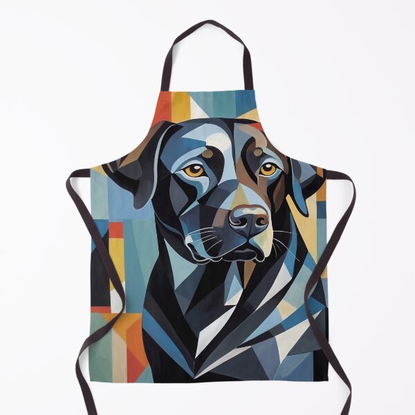 Item preview, Cubism Black Labrador – Abstract Dog Art designed and sold by buddyOmine.