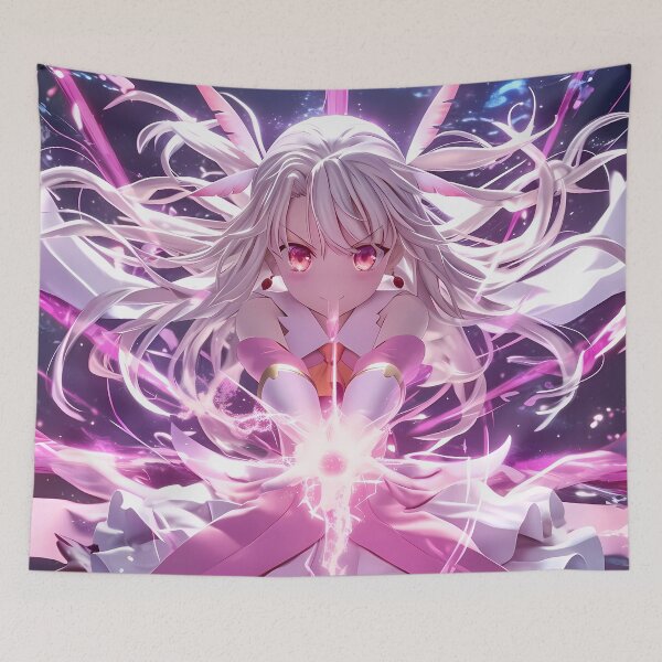 Item preview, Einzbern Illyasviel Fate Stay Night Waifu Anime Girl in Epic Magic Battle designed and sold by HumbertoValveno.