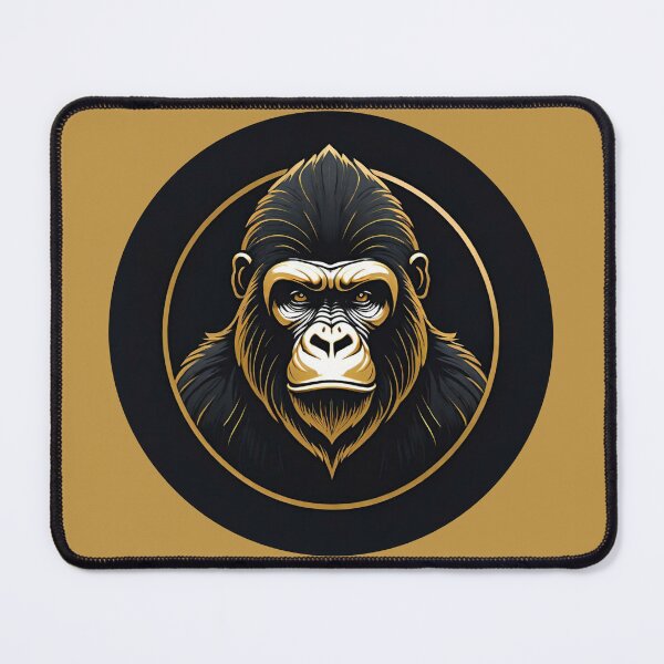 Item preview, Gorilla Portrait decorative funny designed and sold by IHImage.