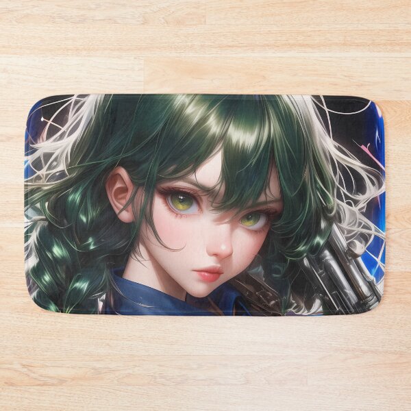 Aperçu de l'œuvre Soldat Anime Girl Green Braid Rifle créée et vendue par HumbertoValveno.