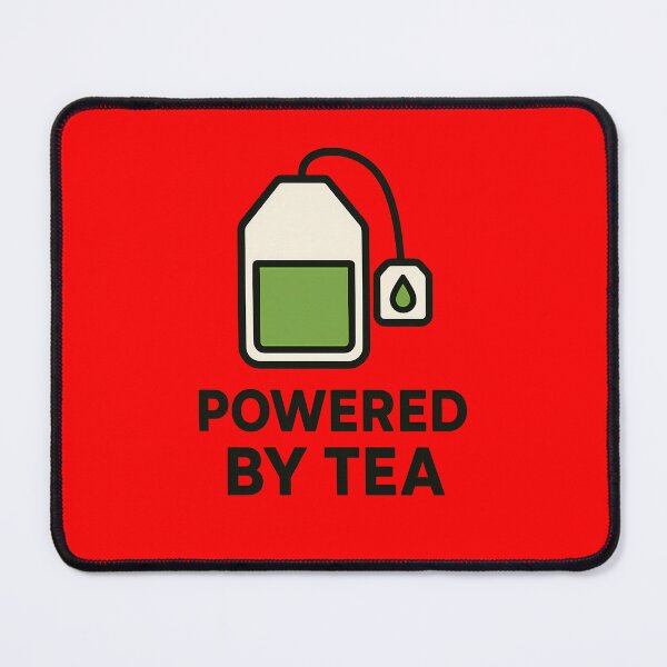 Item preview, Powered by Tea - Funny Teabag Battery Icon designed and sold by EmilTheRat890.