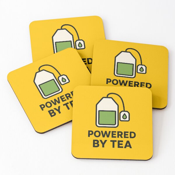 Item preview, Powered by Tea - Funny Teabag Battery Icon designed and sold by EmilTheRat890.