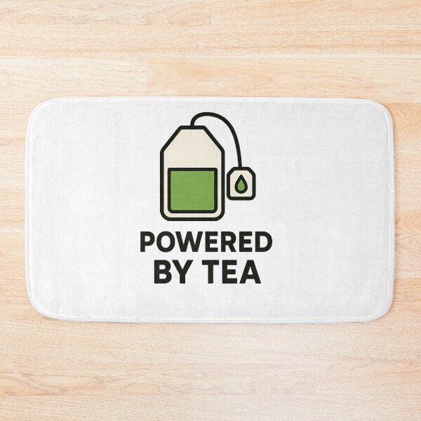 Item preview, Powered by Tea - Funny Teabag Battery Icon designed and sold by EmilTheRat890.