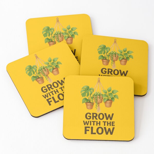 Item preview, Grow With the Flow - Boho Watercolor Hanging Plants in Macramé Art designed and sold by EmilTheRat890.