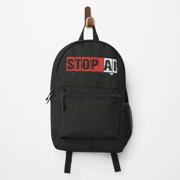 Item preview, STOP AI / Anti-AI Symbol designed and sold by Frank J. Art.