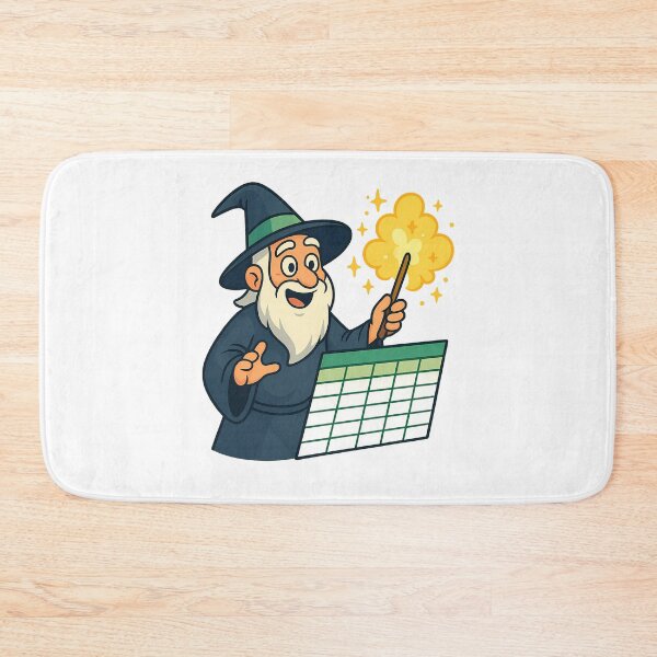 Item preview, Pivot Table Wizard - Funny Spreadsheet Wizard Casting Data Magic designed and sold by EmilTheRat890.
