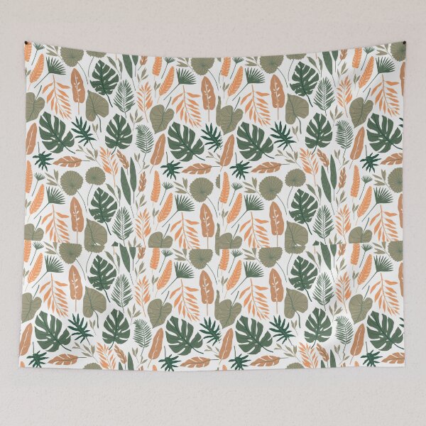 Item preview, Pastel​ floral​ pattern​ art designed and sold by upupupshop.