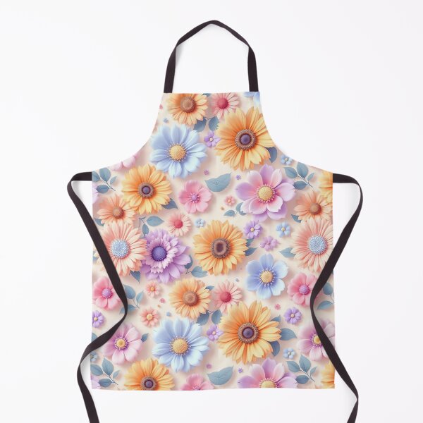 Item preview, Daisy and Sunflower Pastel Seamless Pattern, Soft Cottagecore Floral Paper, Soft colors decor for Baby Shower, Cute Floral design designed and sold by TheGaliyaStudio.