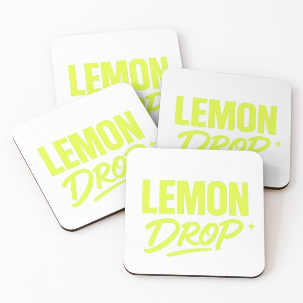 Item preview, LEMON DROP – Neon Minimalist Typography Design designed and sold by SiseonStudio.