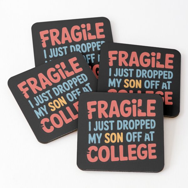 Item preview, Fragile I Just Dropped My Son Off at College – Funny Parent Empty Nest Shirt designed and sold by teevoxx.