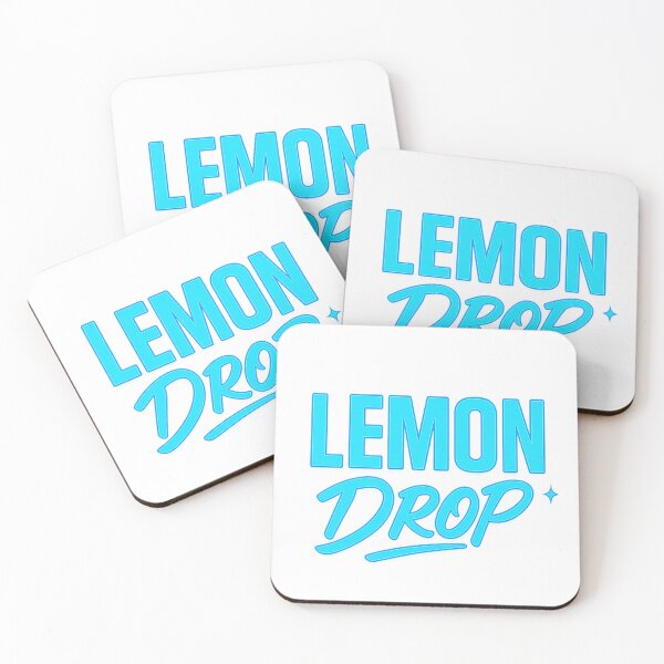 Item preview, LEMON DROP – Neon Minimalist Typography Design designed and sold by SiseonStudio.