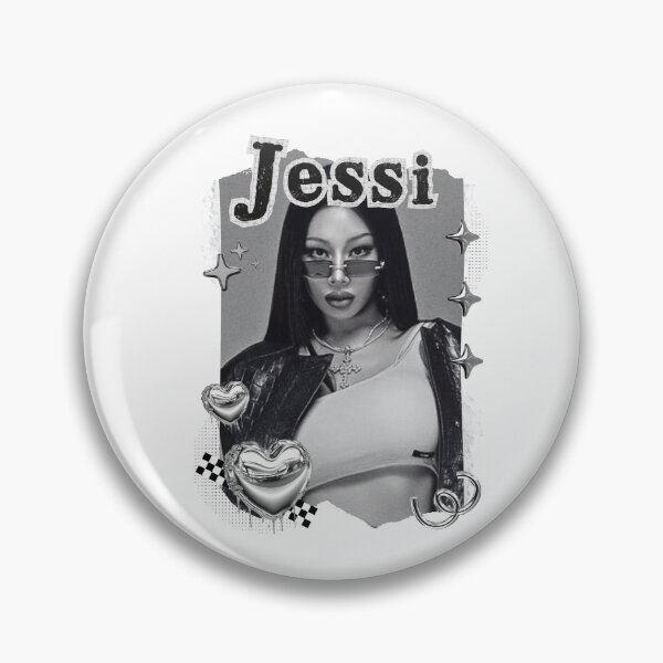 Item preview, Jessi Kpop Solo Artist Black and White Collage Digital Art Portrait designed and sold by AJUNICE STUDIO.