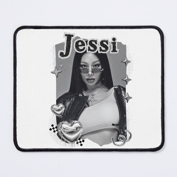 Item preview, Jessi Kpop Solo Artist Black and White Collage Digital Art Portrait designed and sold by AJUNICE STUDIO.