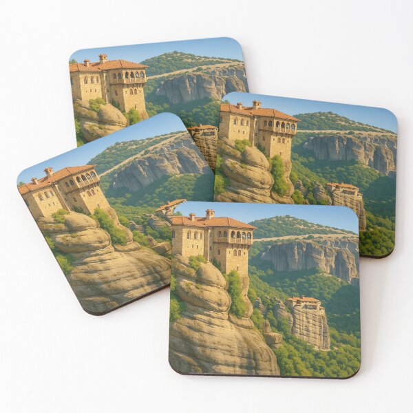 Item preview, Monastery of St Varlaam at Meteora designed and sold by KAI-Studio.