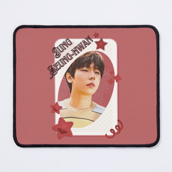 Item preview, Jung Seung-hwan Korean Solo Artist Card Red Aesthetic Collage Design designed and sold by AJUNICE STUDIO.