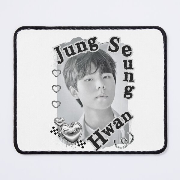 Item preview, Jung Seung-hwan Kpop Solo Artist Black and White Collage Digital Art Portrait designed and sold by AJUNICE STUDIO.