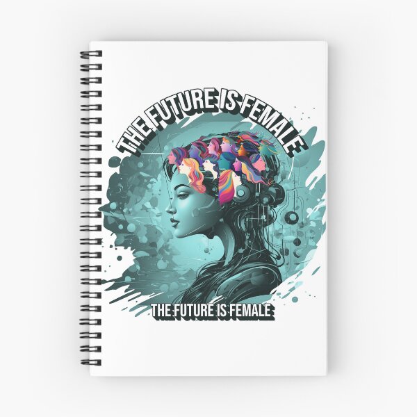 Item preview, The Future Is Female Bold Feminist Empowerment Quote Art designed and sold by ArtsyExplorer.