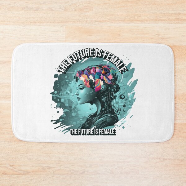 Item preview, The Future Is Female Bold Feminist Empowerment Quote Art designed and sold by ArtsyExplorer.
