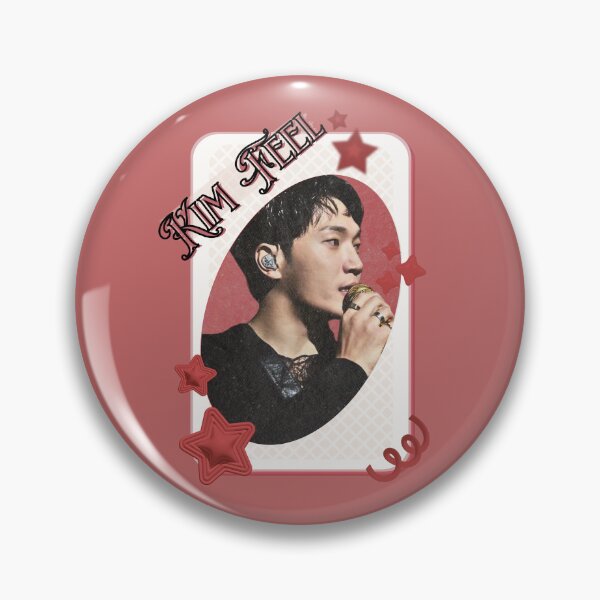 Item preview, Kim Feel Korean Solo Artist Card Red Aesthetic Collage Design designed and sold by AJUNICE STUDIO.
