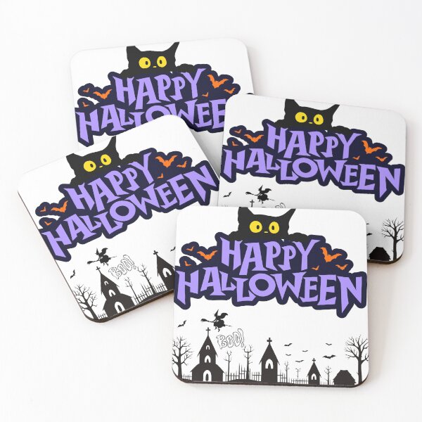 Item preview, Happy Halloween Kitty designed and sold by Merry Moon Store.