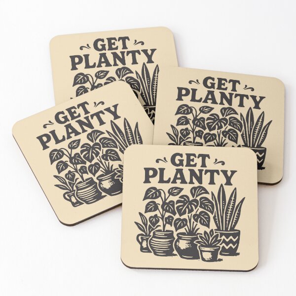 Item preview, Get Planty Houseplants Funny Plant Lover designed and sold by BrownHorse90s.