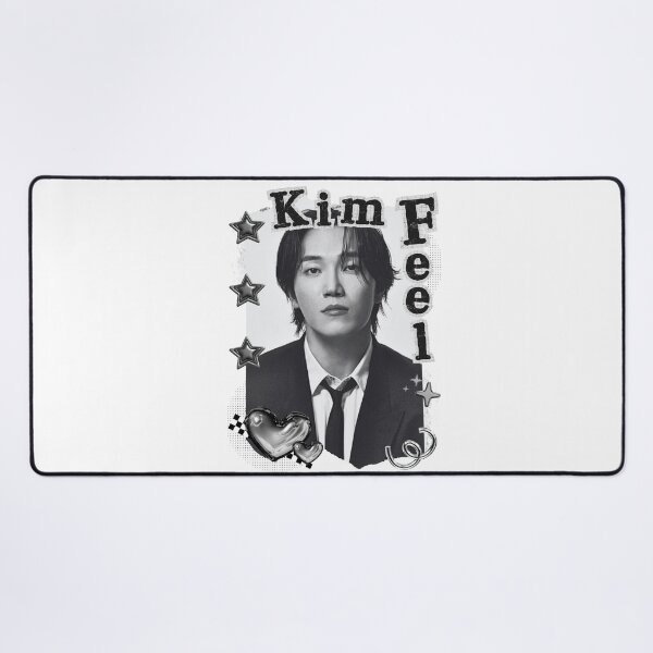 Item preview, Kim Feel Kpop Solo Artist Black and White Collage Digital Art Portrait designed and sold by AJUNICE STUDIO.